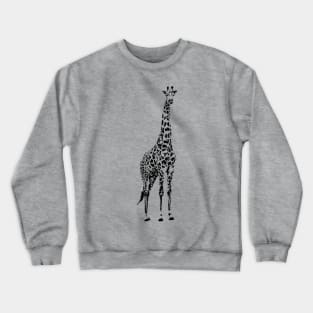 Male Giraffe Standing Tall | African Wildlife Crewneck Sweatshirt